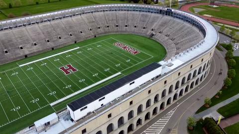 harvard stadium aerial view