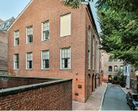 View of Museum of African American History along Joy Street